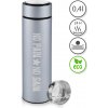 TFY No.93158-3GREY Termoska na kávu a čaj so sitkom, 0,4 L