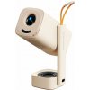 YABER T1 Pro, mini WiFi projektor s otočným stojanem, Full HD 1080P,220 ANSI lumenů, krémová