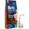 BRIT Premium By Nature Sport 15kg & Prípravok na starostlivosť o uši pre psov 75 ml