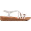 Shelvt White women's sandals with thick soles hnedá 38 Shelvt 0000296586820