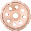 Extol Kotúč brúsny diamantový, 125mm, pozdĺžne lamely, 125mm, výška segmentu 5mm, počet segmentov 7, max. 8703112