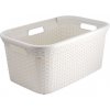Kôš na bielizeň Curver Style 45L krémovo biely