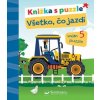 Knižka s puzzle Všetko, čo jazdí - Laura Teller