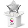 Strieborná hviezda - Balón s héliom