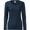 MALFINI Tričko Slim 139, dlouhý rukáv, dámské MAL-1390214 M Modrá námořní