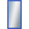DANTIK - Zrkadlo v rámu, rozmer s rámom 50x100 cm z lišty RETRO modrá (2532)