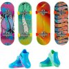 Mattel Hot Wheels® Skates 4ks fingerboard a boty Epická jízda, HVM17 (mHVM17)