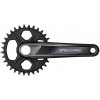 SHIMANO kľuky Deore M6100 175mm 32z. 12-k. BOOST čierny dvojdielny bez ložísk