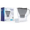 Filtračná kanvica Aqualogis Harmony 2,6 l strieborná/sivá
