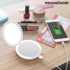 Vreckové zrkadlo s LED a Power Bankou 3 v 1 Mirbat InnovaGoods 3000 mAh