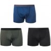 Pánske trenírky SENSOR MERINO AIR 3-PACK čierna/tm.modrá/olive S