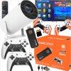 LED PROJEKTOR KONSOLA GAME STICK PRO ANDROID 2 OVLÁDAČE HRY DIAĽKOVÉ OVLÁDANIE WIFI USB