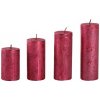 Provence Rustikálna adventná červená 4ks