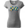 Volejbal okrúhle narodeniny 50 - Dámske tričko Pure - L ( Tmavosivý melír )