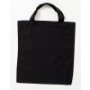 Printwear Bavlnená taška s krátkymi ušami XT002 Black ca. 38 x 42 cm