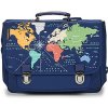 CARAMEL & CIE Školské tašky a aktovky CARTABLE 38 CM MAPPEMONDE Modrá