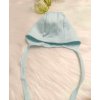 Novorodenecká bavlnená čiapka mätová, veľ. 62