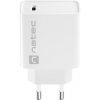 Univerzálna nabíjačka Natec RIBERA 20W 1X USB-C, biela NUC-2059