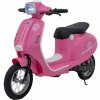 JOKO Elektrická Motorka Skúter Retro 23, Nafukovacie kolesá, kožené sedadlo, nosnosť 60kg, ružová