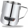 Nerezový hrnček na napenenie mlieka s teplomerom 350ml napeňovač mlieka MFP-12OZ