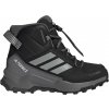 Detská zateplená obuv adidas, TERREX AX4R CW+ MID K čierna,strieborná, 40 EU