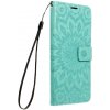 Puzdro / obal na Xiaomi Redmi 13C mandala zelené - kniha MEZZO