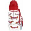 Červená tritanová detská fľaša 500 ml Sausage Dog – Rex London