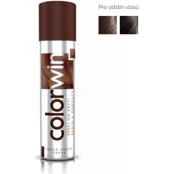 Colorwin Sprej na krytie šedín a odrastov tmavo hnedá čierna 75 ml