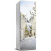 Nálepka fototapeta chladnička Dva bieli vlci 60x180 cm