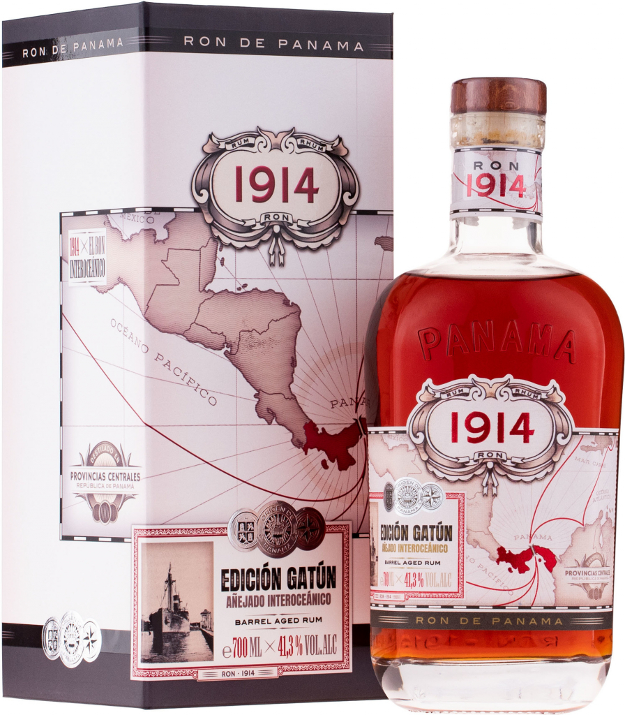 Ron 1914 Edición Gatún 41,3% 0,7 l (kartón)