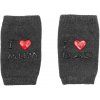 Detské nákolenníky s ABS I love Mum & Dad – grafit