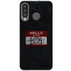 Picasee silikónový prehľadný obal pre Huawei P30 Lite - HELLO 404