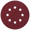 Wolfcraft 2253000 brúsny papier pre excentrické brúsky na suchý zips, s otvormi Zrnitosť 240 (Ø) 125 mm 5 ks; 2253000