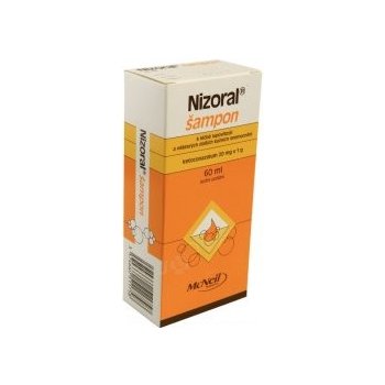 Nizoral šampón 2% shp.1 x 60 ml