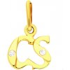iBrill Zlatý prívesok – písmeno “Cs” 40432