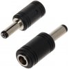 Redukcia z DC 2.5x5.5mm / 2.1x5.5mm