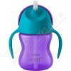 AVENT Hrnek s ohebným brčkem 200ml dívka