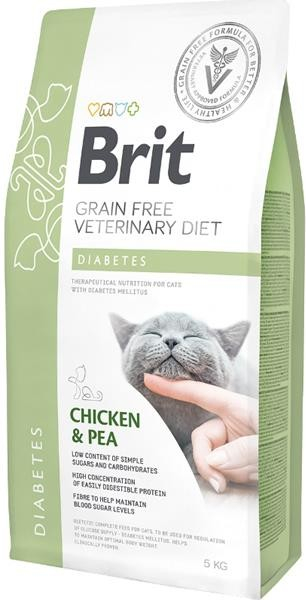 Brit Veterinary Diets GF cat Diabetes 5 kg