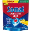 Somat Excellence 3v1 tablety do umývačky Citrón 70 ks