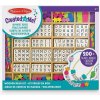 Melissa & Doug - Drevené korálky s abecedou 200+