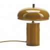 MADAM STOLTZ Stolová lampa Enamel Dark Mustard
