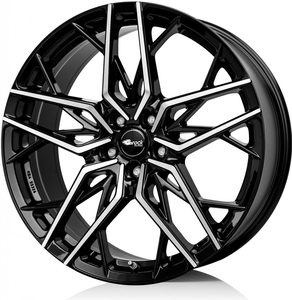 BROCK B44 8,5x20 5x114,3 ET40 black polished