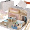 MG Dollhouse domček pre bábiky v kufríku, ružový
