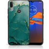VSETKONAMOBIL 45303 MY ART Silikónový obal Motorola Moto E6 Plus GREEN MARBLE (145)
