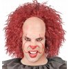 PAROCHŇA STRAŠIDELNÝ KLAUN S PLEŠINOU BORDÓ DOPLNKY HALLOWEEN