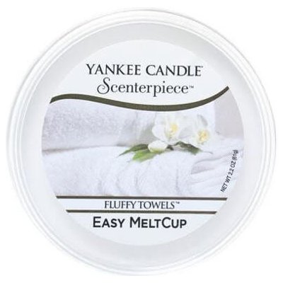 Yankee Candle Vosk do elektrickej aromalampy Nadýchané osušky (Fluffy Towels) 61 g