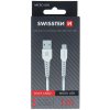 Swissten 71505521 datový USB - microUSB, 1m, bílý