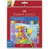 Akvarelové pastelky Faber-Castell - 48 farieb + štetec