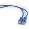 GEMBIRD Eth Patch kabel cat5e UTP, 1,5m, modrý PP12-1.5M/B