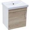 Kúpeľňová skrinka s umývadlom Naturel Vario Dekor 50x51x40 cm dub bardolino mat VARIO250BIDB